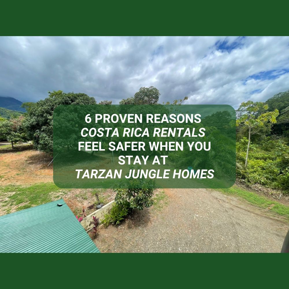 6 Proven Reasons Costa Rica Rentals Feel Safer When You Stay at Tarzan Jungle Homes