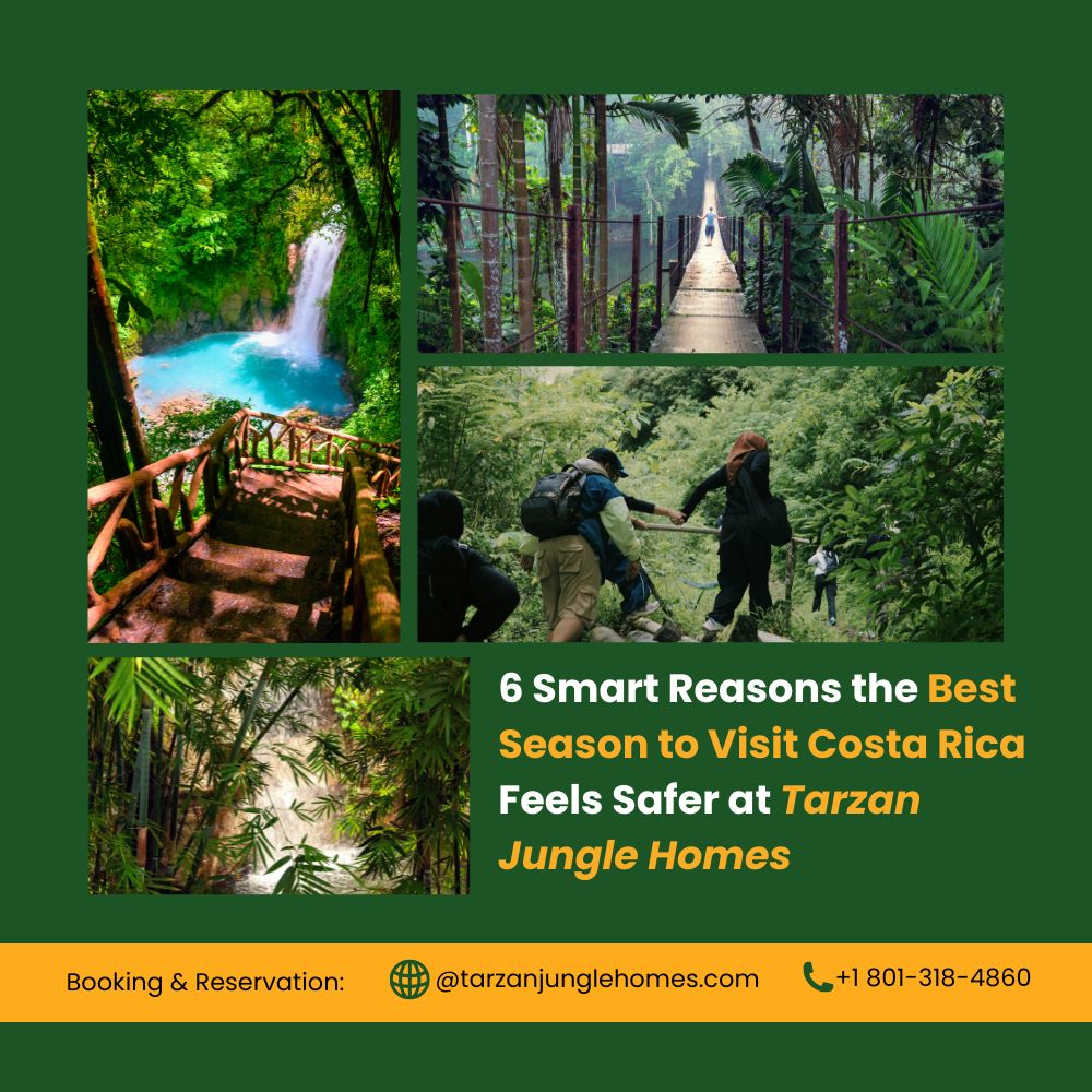 6 Smart Reasons the Best Season to Visit Costa Rica Feels Safer at Tarzan Jungle Homes