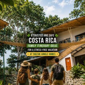 8 Trusted and Safe Costa Rica Family Itinerary Ideas for a Stress-Free Vacation at Tarzan Jungle Homes
