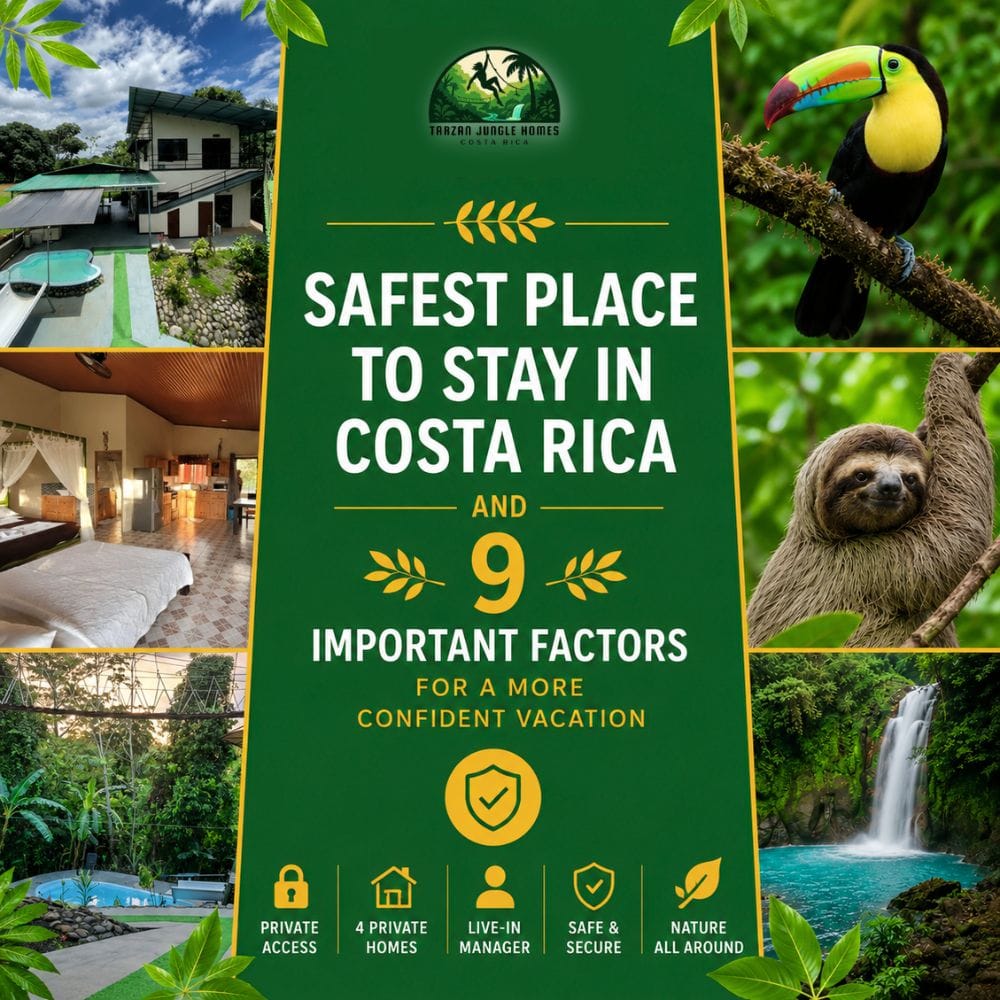 Safest Place to Stay in Costa Rica and 9 Important Factors for a More Confident Vacation