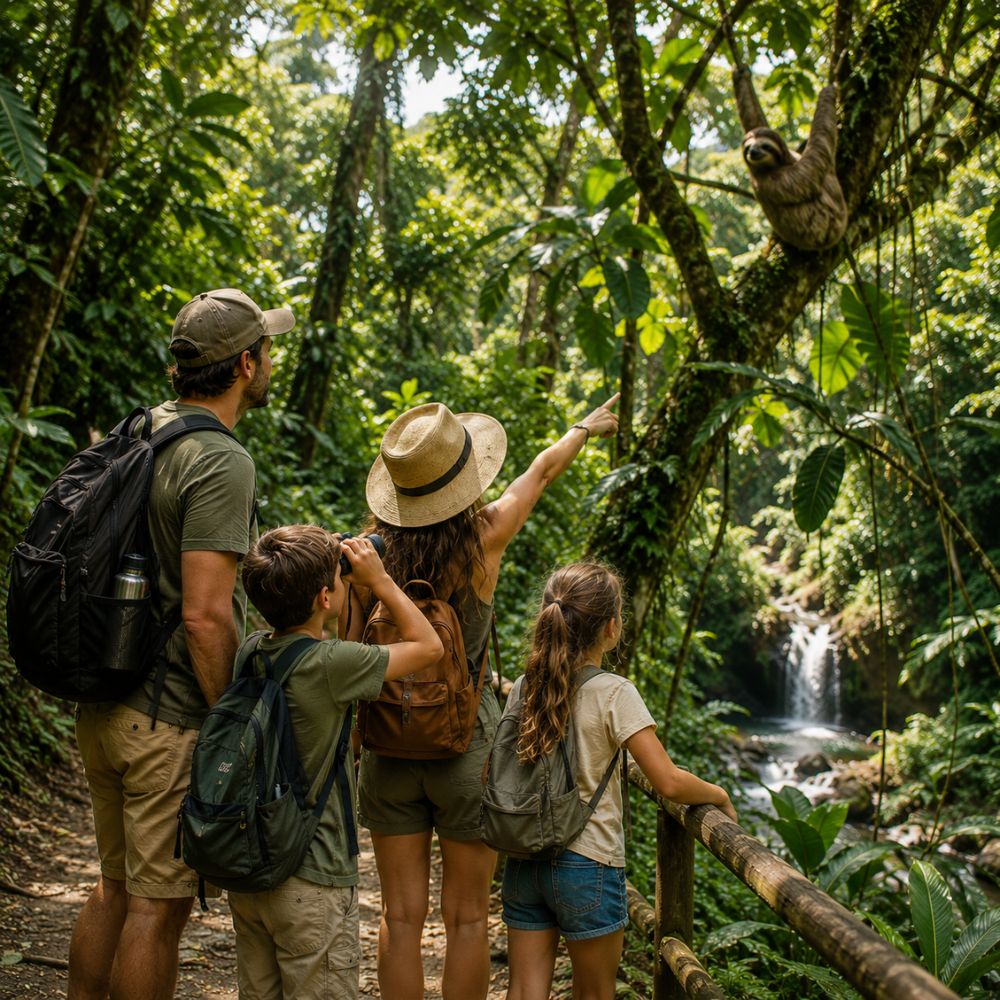 costa rica family itinerary