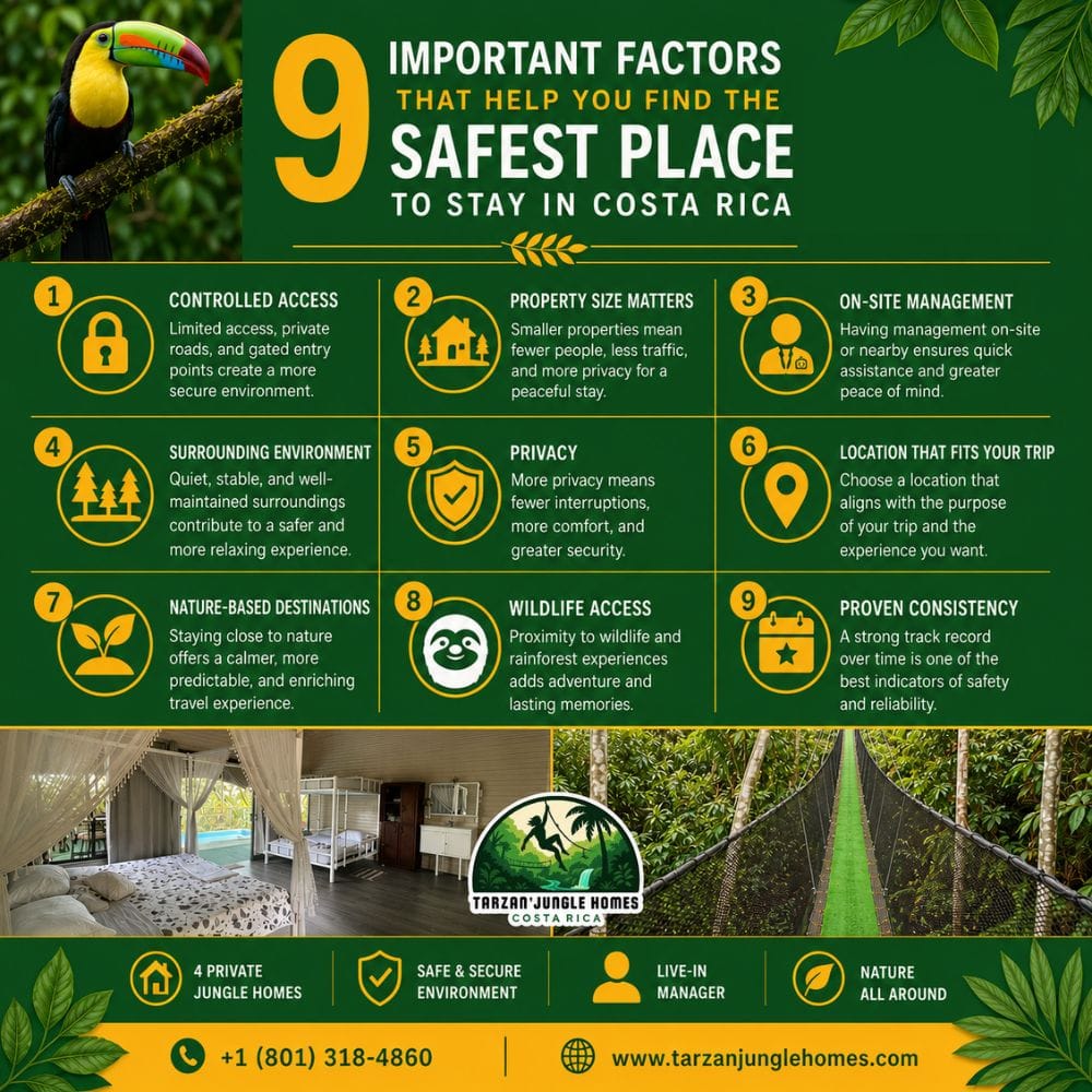 safest place to stay in costa rica